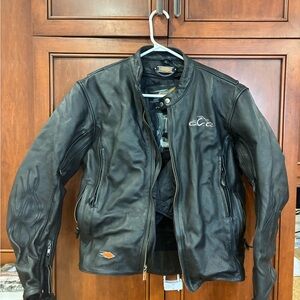 Orange County Choppers Men's Leather Motorcycle Jacket